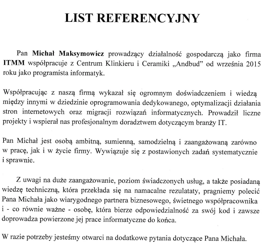 Wykadrowany podgląd referencji ANDBUD